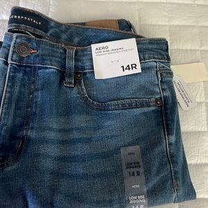 Brand new aero jeans low rise